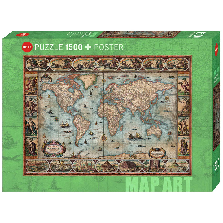 Mapa del mundo Rajko Zigic ( Ref:  30109 )