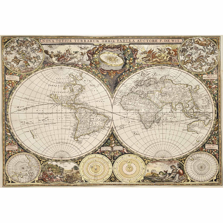 Mapa del mundo antiguo ( Ref:  570181 )
