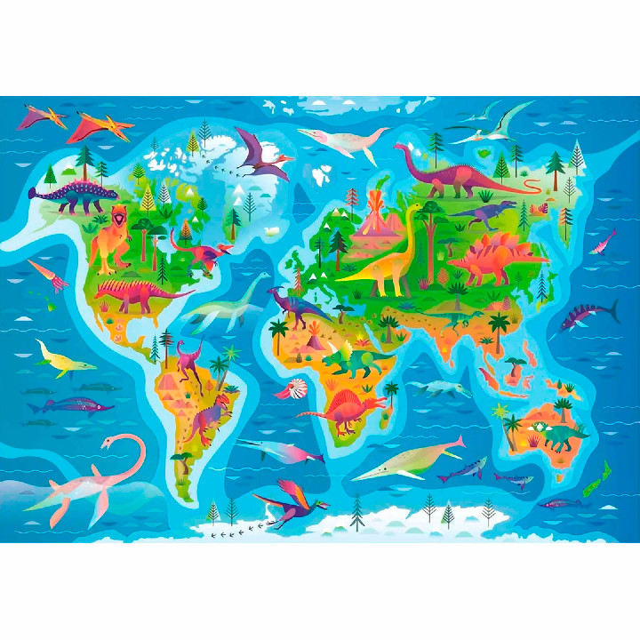 Mapa dinosaurios