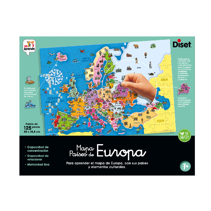 mapa europa ( Ref:  0000063639 )
