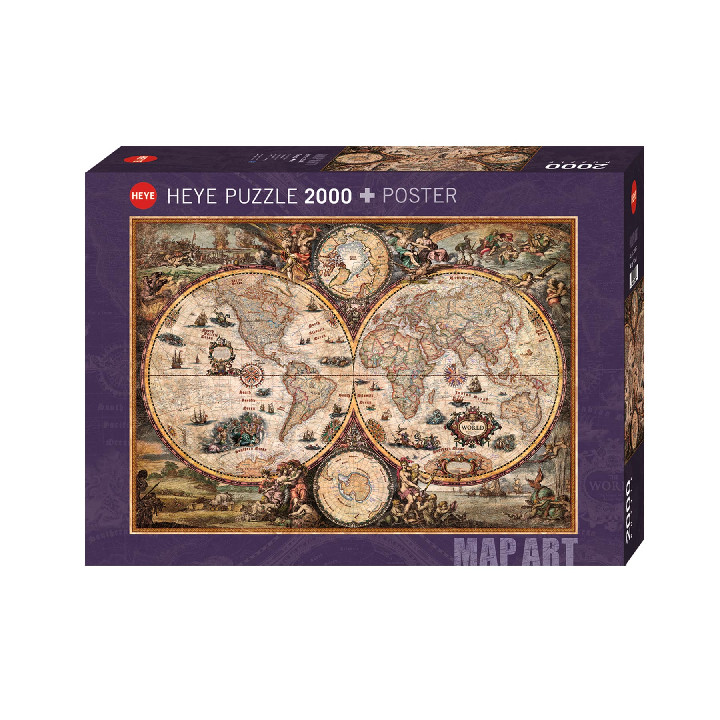 Mapa del mundo vintage ( Ref:  29666 )