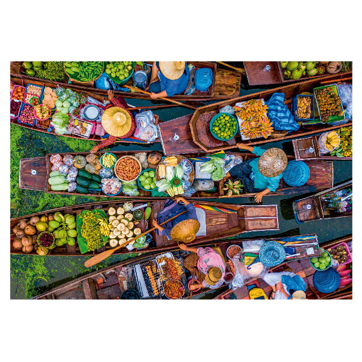 Mercado flotante oriental