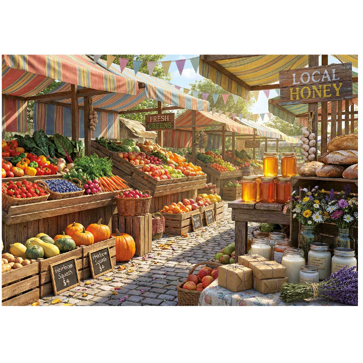 Mercado soleado