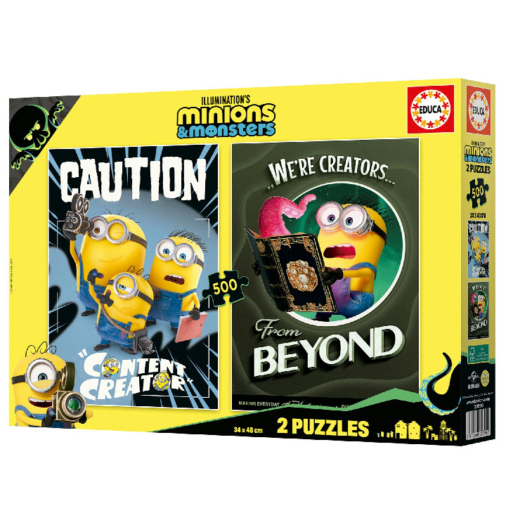 Minions 2x500 pìezas ( Ref:  20590 )
