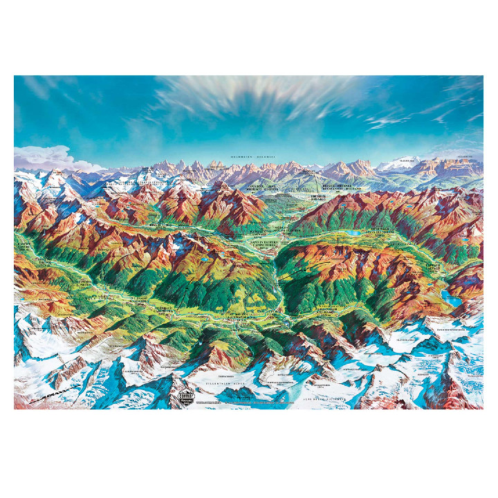 Mundo de montaña alpina