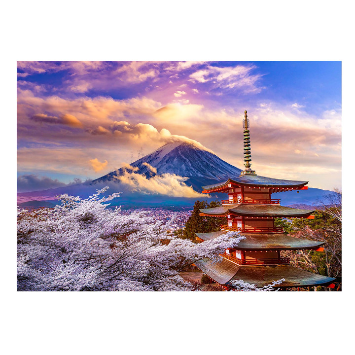 Montaña Fuji en primavera