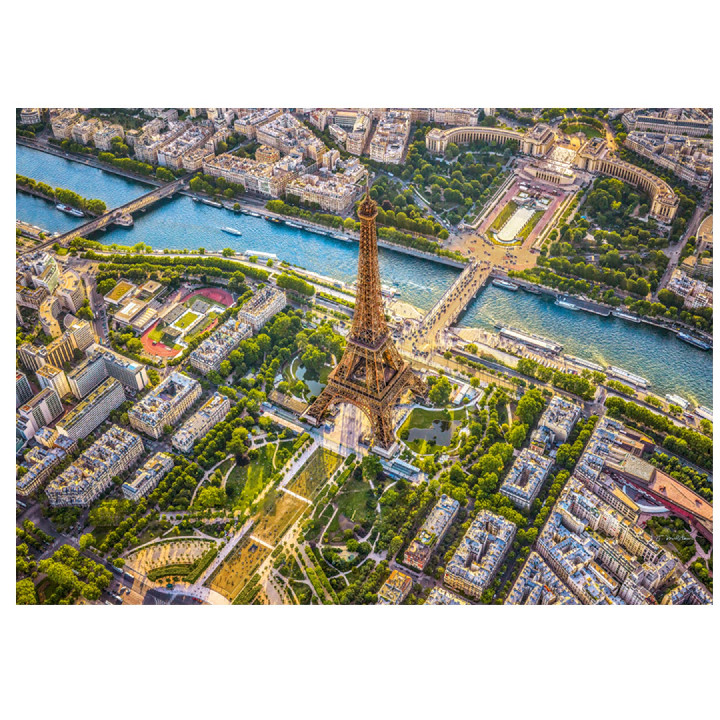 Vistas de la Torre Eiffel de París