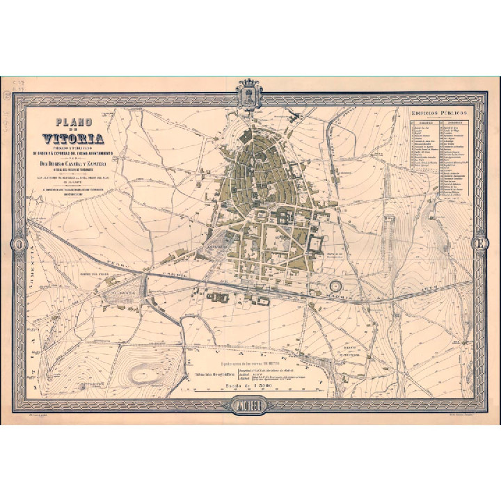 Plano de Vitoria Gasteiz