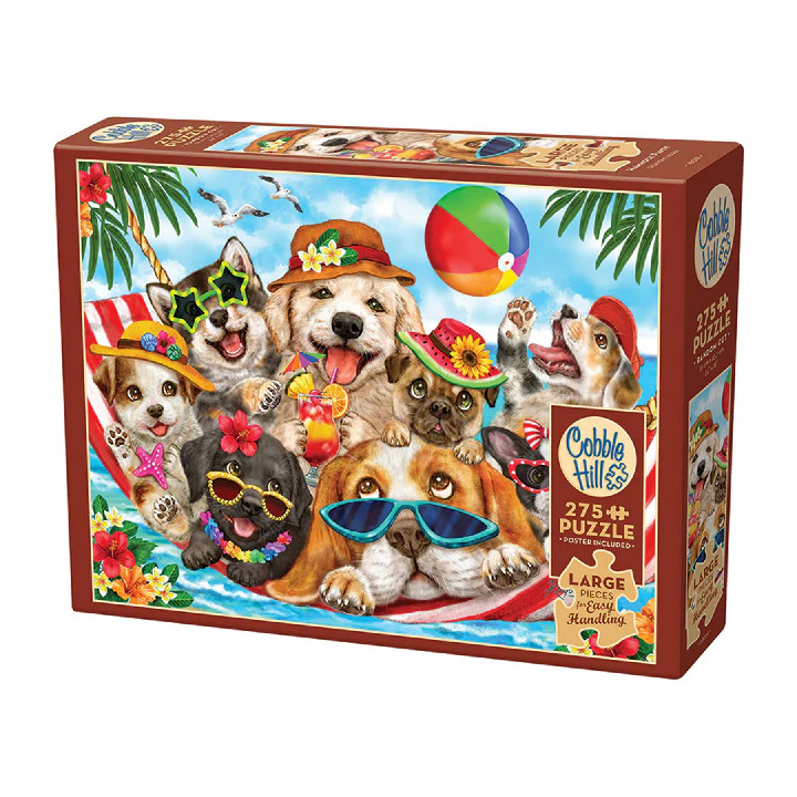 Perritos en la playa ( Ref:  48039 )