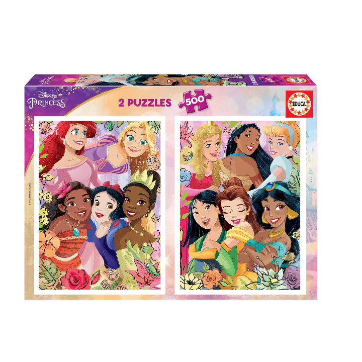 Princesas disney 2x500* ( Ref:  19253 )