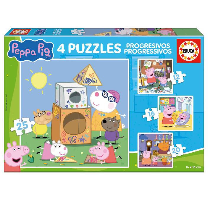 PROGRESIVOS PEPPA 12-16-20-25 PIEZAS ( Ref:  20326 )