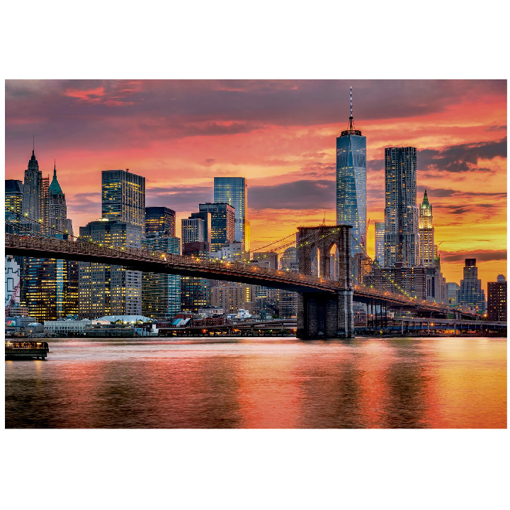 New York al anochecer*