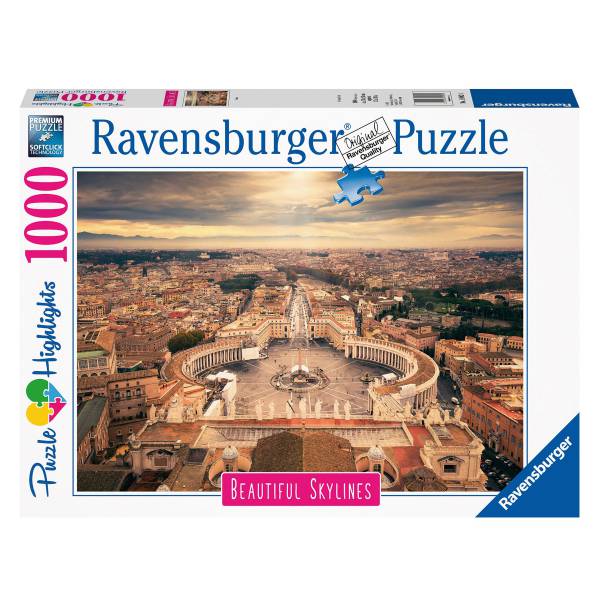 Puzzle RAVENSBURGER: Puzzle de 1000 piezas Roma Italia ( Ref ...