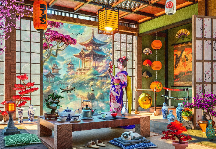 Salon de té japonés