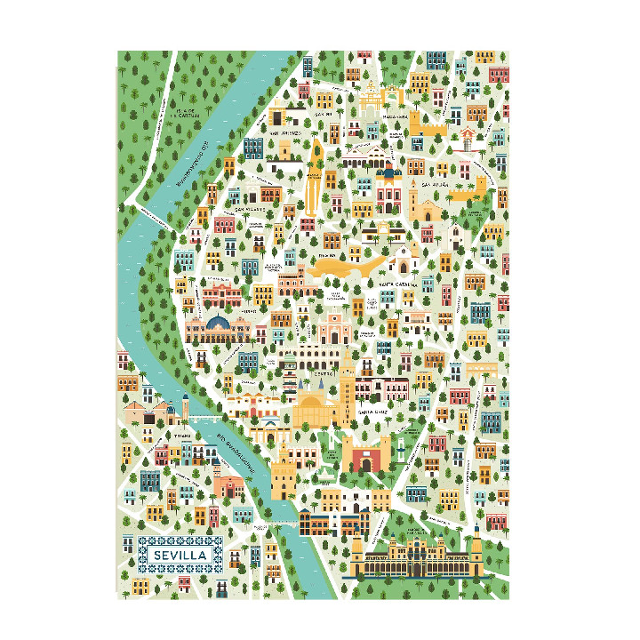 Mapa de Sevilla