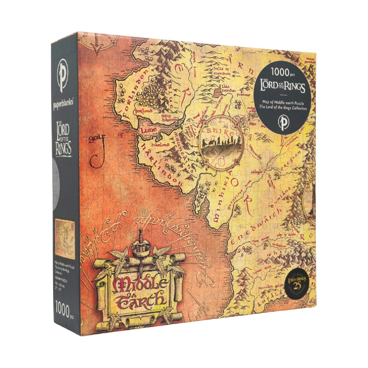 Mapa de la tierra media El señor de los anillos ( Ref:  PA2367-9 )