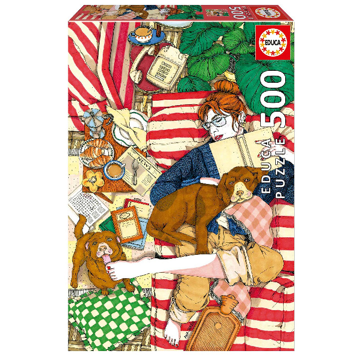 Sofá y perros ( Ref:  20772 )