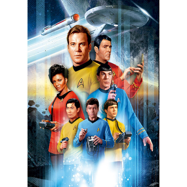 Star Trek tripulantes armados