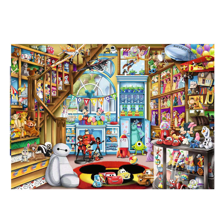 Puzzle RAVENSBURGER: Puzzle de 1000 piezas Tienda de juguetes disney pixar  ( Ref: 16734 ) en