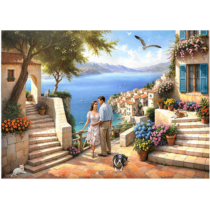 Vista desde la costa