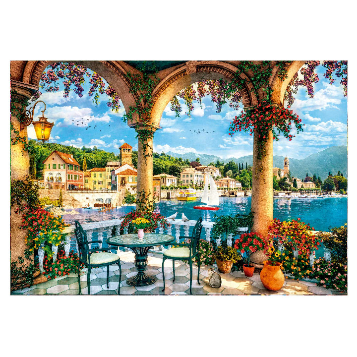 Balcon al lago Como Italia