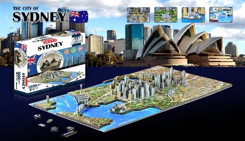 Australia en puzzle 4D