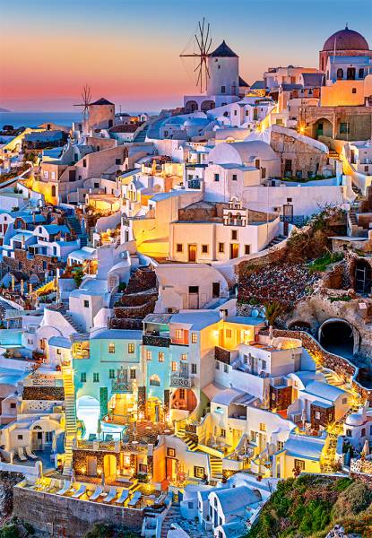 Puzzle CASTORLAND: Puzzle de 1000 piezas Santorini Grecia ...